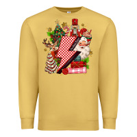 Antique Gold christmas season lightning bolt Premium Sweatshirt - MaliasSmallBusiness