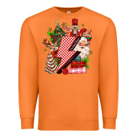 Carrot christmas season lightning bolt Premium Sweatshirt - MaliasSmallBusiness