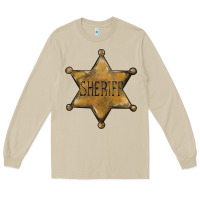 Mushroom sheriff star Long Sleeve Tee - BarkalooDesign