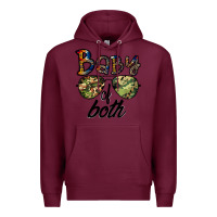 Burgundy baby of both Premium Hoodie - CowhideDigitalArt