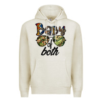 Oatmeal Heather baby of both Premium Hoodie - CowhideDigitalArt