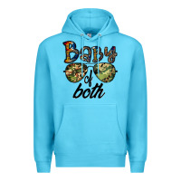 Ocean Blue baby of both Premium Hoodie - CowhideDigitalArt