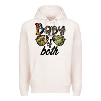 Pale Pink baby of both Premium Hoodie - CowhideDigitalArt