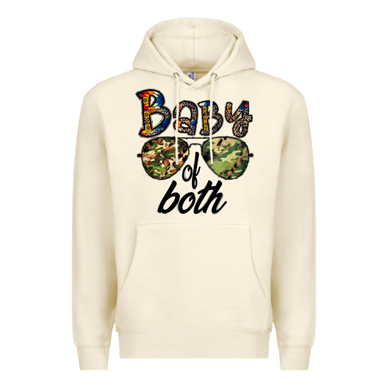 Baby Of Both Premium Hoodie by CowhideDigitalArt | Teevron