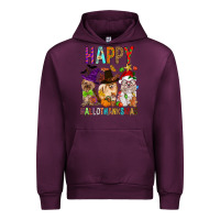 Mauve Wine Happy hallothankmas dog Urban Hoodie - FaDigitalArtStudio