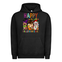 Pigment Black Happy hallothankmas dog Urban Hoodie - FaDigitalArtStudio