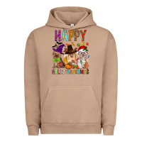 Pigment Burro Happy hallothankmas dog Urban Hoodie - FaDigitalArtStudio