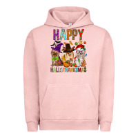 Pigment Salmon Happy hallothankmas dog Urban Hoodie - FaDigitalArtStudio