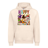 Sandshell Happy hallothankmas dog Urban Hoodie - FaDigitalArtStudio