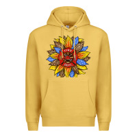Antique Gold firefighter sunflower Premium Hoodie - HRA Design Shop