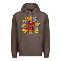Coffee firefighter sunflower Premium Hoodie - HRA Design Shop