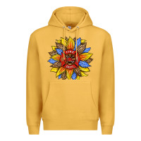 Mustard firefighter sunflower Premium Hoodie - HRA Design Shop