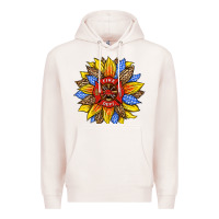 Pale Pink firefighter sunflower Premium Hoodie - HRA Design Shop