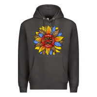 Smoke firefighter sunflower Premium Hoodie - HRA Design Shop