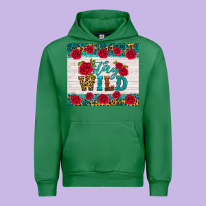 Stay Wild Urban Hoodie Designed By Hra Design Shop
