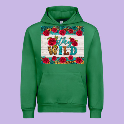 Stay Wild Urban Hoodie Designed By Hra Design Shop