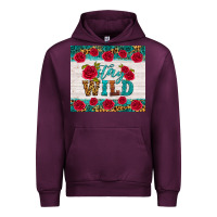 Mauve Wine stay wild Urban Hoodie - HRA Design Shop