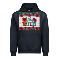 Navy stay wild Urban Hoodie - HRA Design Shop