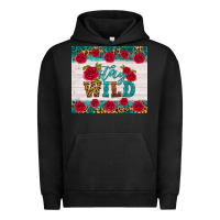 Pigment Black stay wild Urban Hoodie - HRA Design Shop