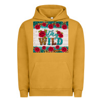 Pigment Peanut Butter stay wild Urban Hoodie - HRA Design Shop