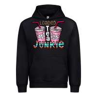 Black loaded tea junkie Urban Hoodie - CowhideDigitalArt