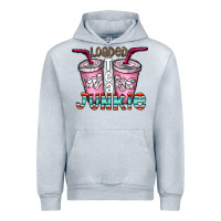 Heather Grey loaded tea junkie Urban Hoodie - CowhideDigitalArt