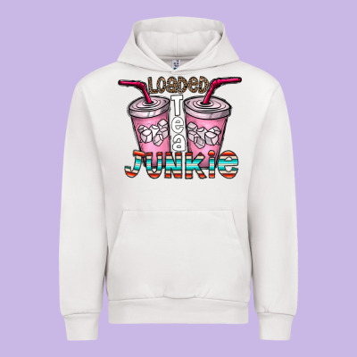 Loaded Tea Junkie Urban Hoodie Designed By Cowhidedigitalart