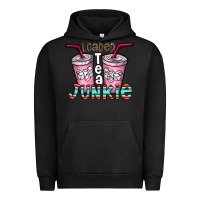 Pigment Black loaded tea junkie Urban Hoodie - CowhideDigitalArt