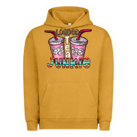 Pigment Peanut Butter loaded tea junkie Urban Hoodie - CowhideDigitalArt