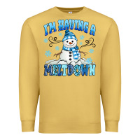 Antique Gold i'm having a meltdown Premium Sweatshirt - MaliasSmallBusiness