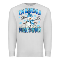 Dove Grey i'm having a meltdown Premium Sweatshirt - MaliasSmallBusiness