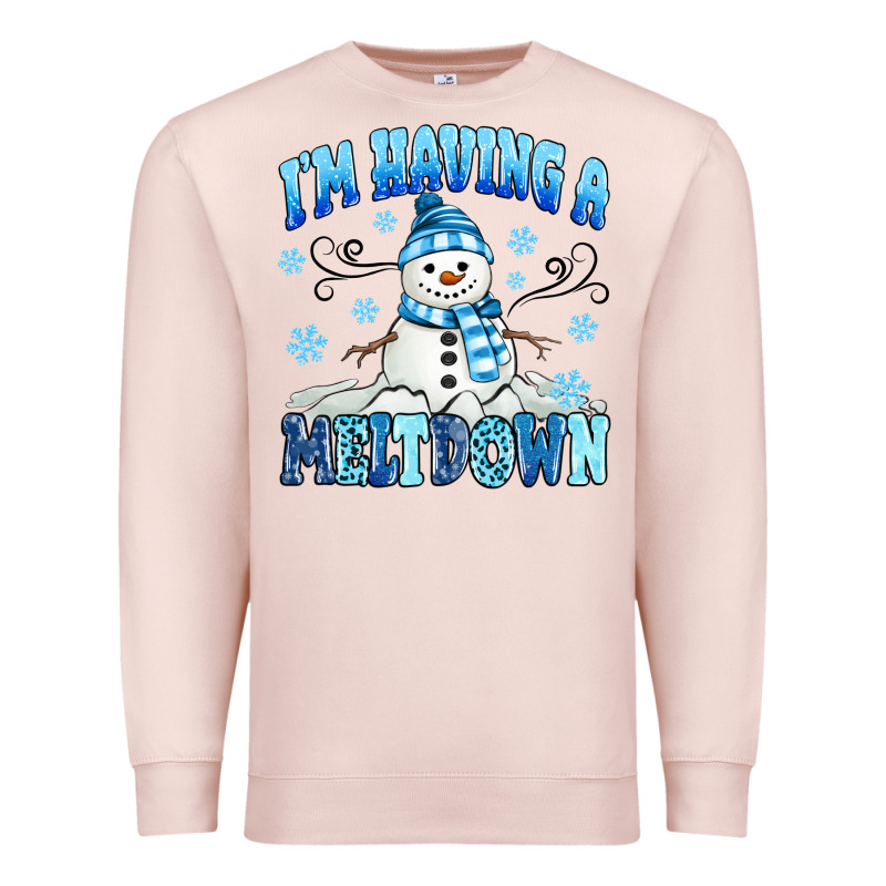 I'm Having A Meltdown Premium Sweatshirt by MaliasSmallBusiness | Teevron