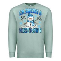 Seafoam i'm having a meltdown Premium Sweatshirt - MaliasSmallBusiness