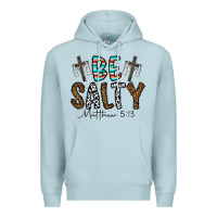 Blue Mist be salty matthew 5. 13 Premium Hoodie - CowhideDigitalArt
