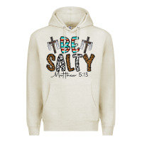 Oatmeal Heather be salty matthew 5. 13 Premium Hoodie - CowhideDigitalArt