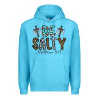 Ocean Blue be salty matthew 5. 13 Premium Hoodie - CowhideDigitalArt