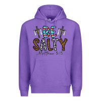 Purple be salty matthew 5. 13 Premium Hoodie - CowhideDigitalArt