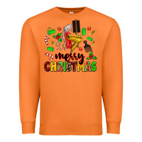 Carrot merry christmas hair Premium Sweatshirt - MaliasSmallBusiness