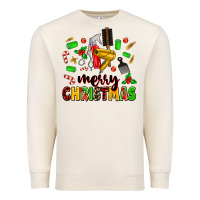 Sandshell merry christmas hair Premium Sweatshirt - MaliasSmallBusiness
