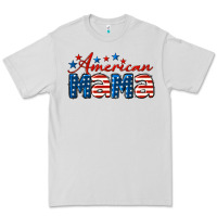 Dove Grey American Mama Mother's Day Premium Tee - LillyAllenDesigns