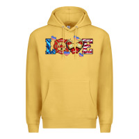 Antique Gold firefighter love Premium Hoodie - HRA Design Shop