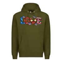 Firefighter Love Premium Hoodie | Teevron