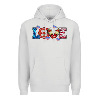 Dove Grey firefighter love Premium Hoodie - HRA Design Shop