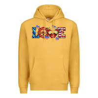 Mustard firefighter love Premium Hoodie - HRA Design Shop