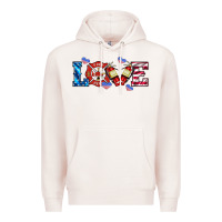 Pale Pink firefighter love Premium Hoodie - HRA Design Shop