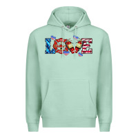 Seafoam firefighter love Premium Hoodie - HRA Design Shop