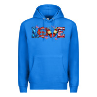 True Royal firefighter love Premium Hoodie - HRA Design Shop