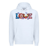 White firefighter love Premium Hoodie - HRA Design Shop