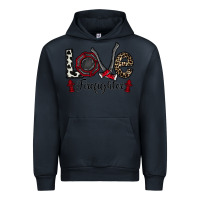 Navy love firefighter Urban Hoodie - CowhideDigitalArt