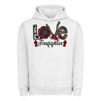 Pigment Lunar Rock love firefighter Urban Hoodie - CowhideDigitalArt
